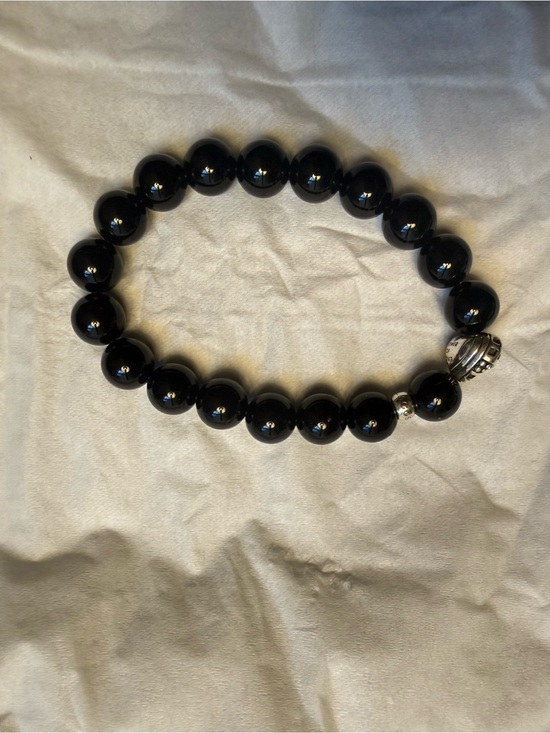 LAGOS Jewelry - Lagos Black Bead Bracelet with Silver Station